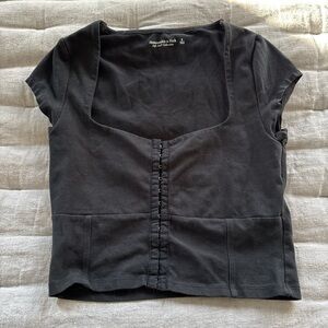 Abercrombie & Fitch Classic Black Blouse